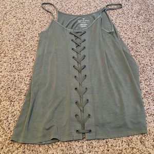 Dark Green Tank Top